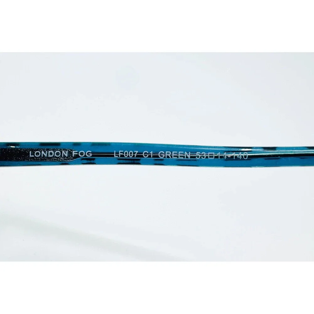 London Fog Eyeglasses Womens Green Cat Eye LF007 C1 53-14-140